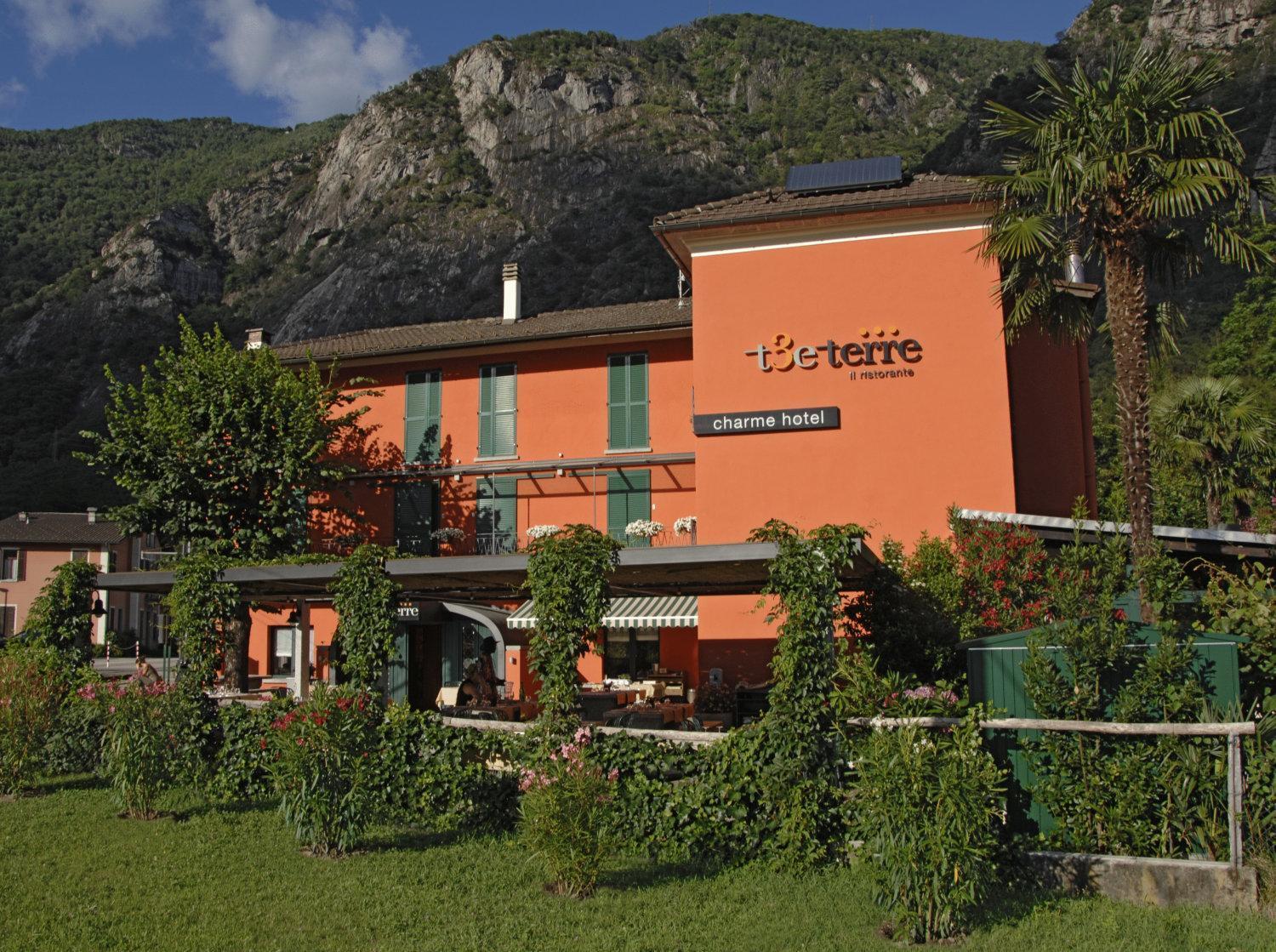 Ristorante Charme Hotel Tre Terre Ponte Brolla Exterior foto